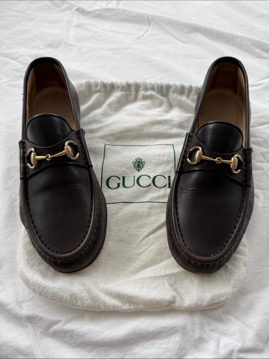 Gucci Shoes - Gucci Vintage Women’s Brown Leather Horsebit Loafers